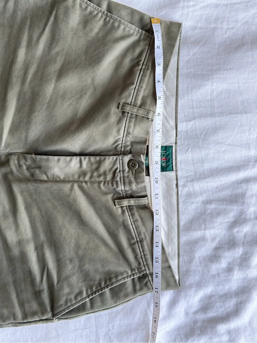 Men's Olive Green Classic Chino Pants